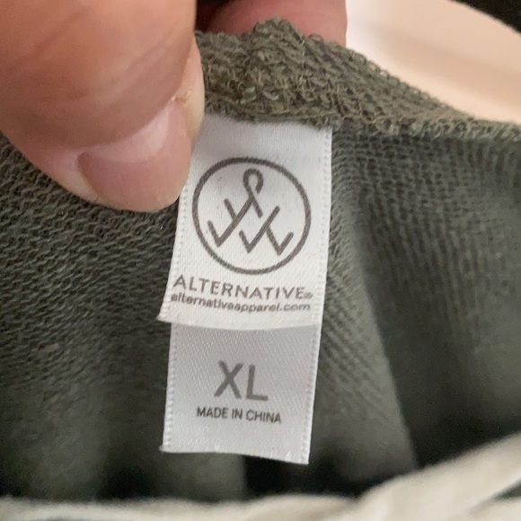 Alternative Woman’s sleeveless sweatshirt with hood XL - Picture 7 of 7